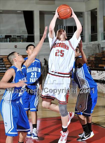 Thumbnail 2 in Baldwin Park vs. Glendora (APU Shootout) photogallery.