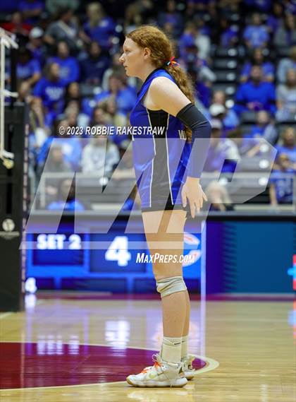 Thumbnail 2 in Windthorst vs. Crawford (UIL 2A Volleyball Semifinal) photogallery.
