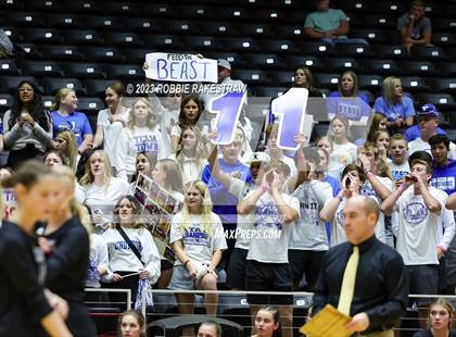 Thumbnail 3 in Windthorst vs. Crawford (UIL 2A Volleyball Semifinal) photogallery.