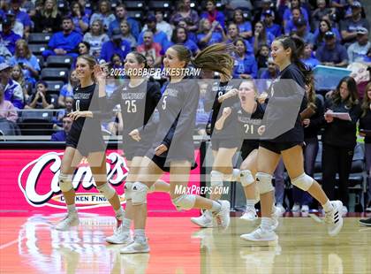 Thumbnail 3 in Windthorst vs. Crawford (UIL 2A Volleyball Semifinal) photogallery.