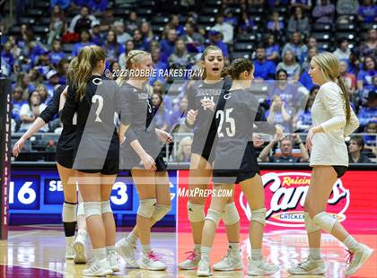 Thumbnail 2 in Windthorst vs. Crawford (UIL 2A Volleyball Semifinal) photogallery.