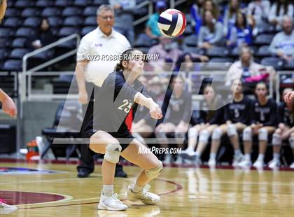 Thumbnail 1 in Windthorst vs. Crawford (UIL 2A Volleyball Semifinal) photogallery.