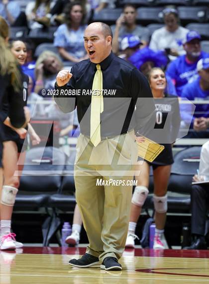 Thumbnail 2 in Windthorst vs. Crawford (UIL 2A Volleyball Semifinal) photogallery.
