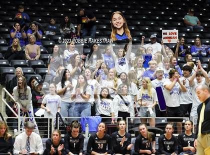 Thumbnail 2 in Windthorst vs. Crawford (UIL 2A Volleyball Semifinal) photogallery.