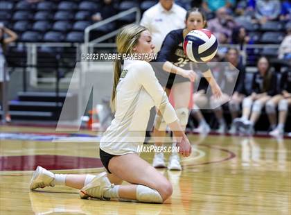 Thumbnail 2 in Windthorst vs. Crawford (UIL 2A Volleyball Semifinal) photogallery.