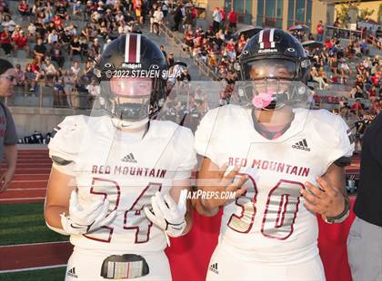 Thumbnail 1 in Mater Dei Catholic vs. Red Mountain (Honor Bowl) photogallery.