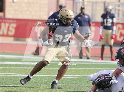 Thumbnail 1 in Mater Dei Catholic vs. Red Mountain (Honor Bowl) photogallery.