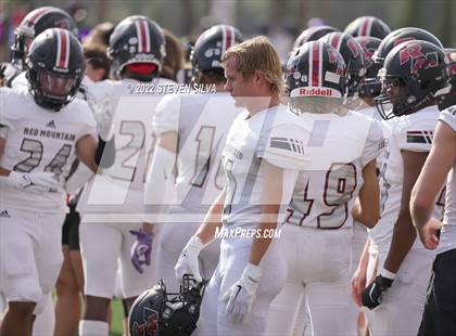 Thumbnail 1 in Mater Dei Catholic vs. Red Mountain (Honor Bowl) photogallery.