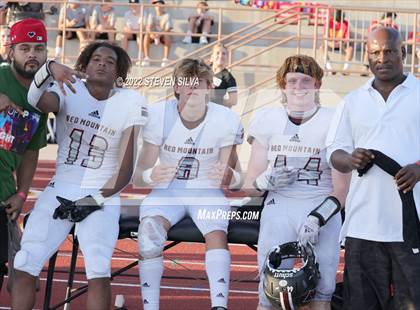 Thumbnail 1 in Mater Dei Catholic vs. Red Mountain (Honor Bowl) photogallery.
