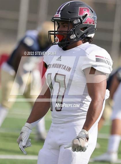 Thumbnail 1 in Mater Dei Catholic vs. Red Mountain (Honor Bowl) photogallery.