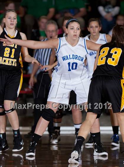 Thumbnail 2 in Waldron vs. Morristown (Shelby County Torunament) photogallery.