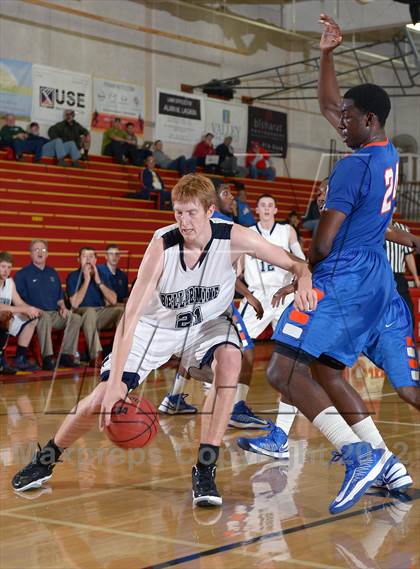 Thumbnail 1 in Bellarmine Prep vs. St. Joseph Notre Dame (Father Barry Christmas Classic) photogallery.