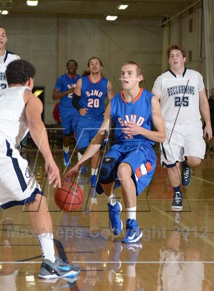 Thumbnail 3 in Bellarmine Prep vs. St. Joseph Notre Dame (Father Barry Christmas Classic) photogallery.