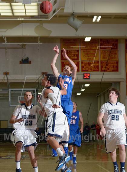 Thumbnail 1 in Bellarmine Prep vs. St. Joseph Notre Dame (Father Barry Christmas Classic) photogallery.