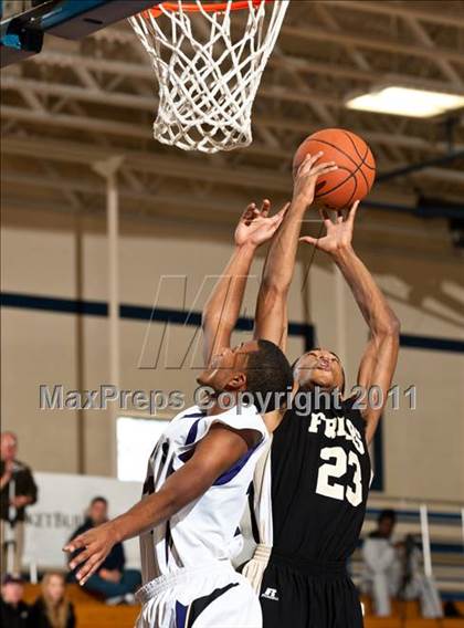 Thumbnail 3 in St. Raphael Academy vs St. Anthony's (Catholic School Showcase) photogallery.