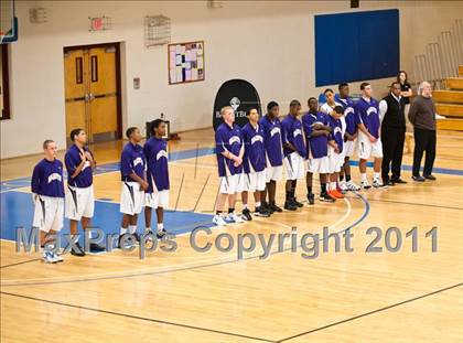 Thumbnail 1 in St. Raphael Academy vs St. Anthony's (Catholic School Showcase) photogallery.
