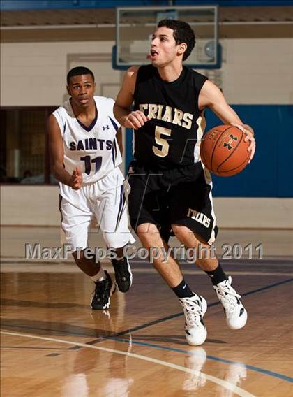 Thumbnail 2 in St. Raphael Academy vs St. Anthony's (Catholic School Showcase) photogallery.