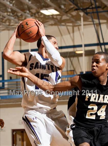 Thumbnail 3 in St. Raphael Academy vs St. Anthony's (Catholic School Showcase) photogallery.