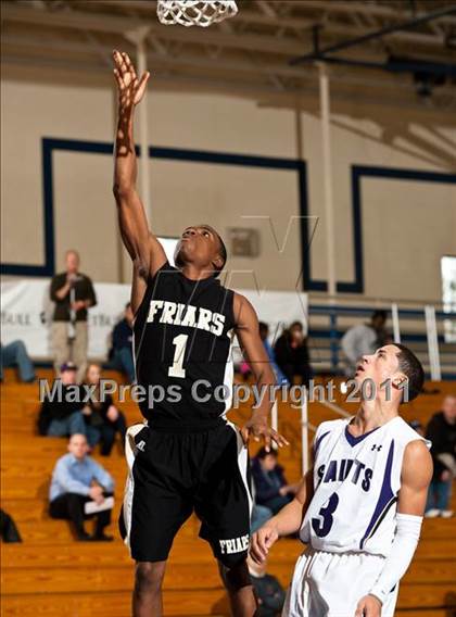 Thumbnail 2 in St. Raphael Academy vs St. Anthony's (Catholic School Showcase) photogallery.