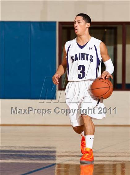 Thumbnail 1 in St. Raphael Academy vs St. Anthony's (Catholic School Showcase) photogallery.