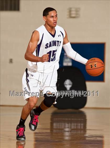 Thumbnail 2 in St. Raphael Academy vs St. Anthony's (Catholic School Showcase) photogallery.