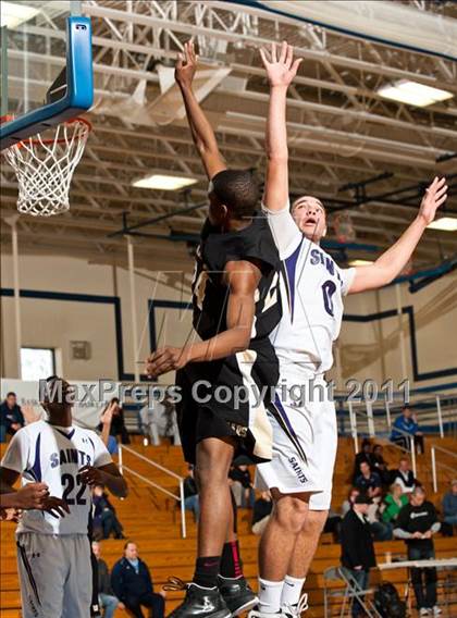 Thumbnail 1 in St. Raphael Academy vs St. Anthony's (Catholic School Showcase) photogallery.