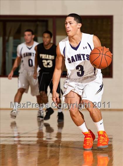 Thumbnail 2 in St. Raphael Academy vs St. Anthony's (Catholic School Showcase) photogallery.