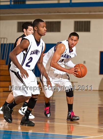 Thumbnail 1 in St. Raphael Academy vs St. Anthony's (Catholic School Showcase) photogallery.