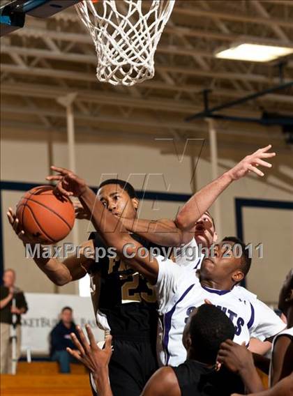 Thumbnail 1 in St. Raphael Academy vs St. Anthony's (Catholic School Showcase) photogallery.