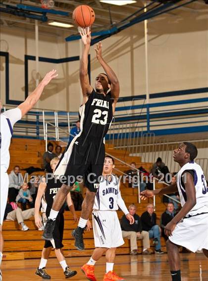 Thumbnail 2 in St. Raphael Academy vs St. Anthony's (Catholic School Showcase) photogallery.