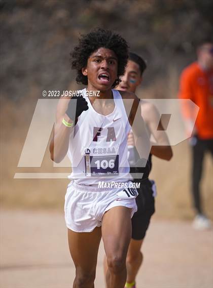 Thumbnail 1 in CHSAA 3A Cross Country Final photogallery.