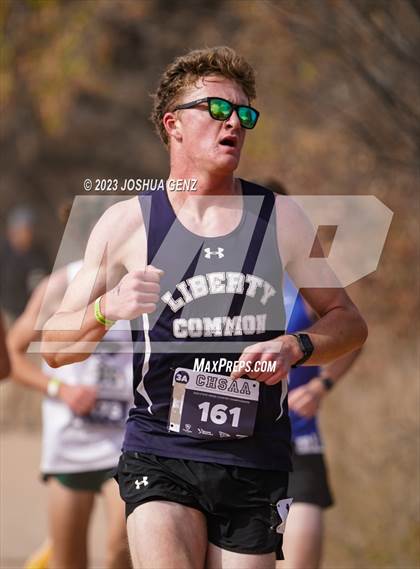 Thumbnail 2 in CHSAA 3A Cross Country Final photogallery.