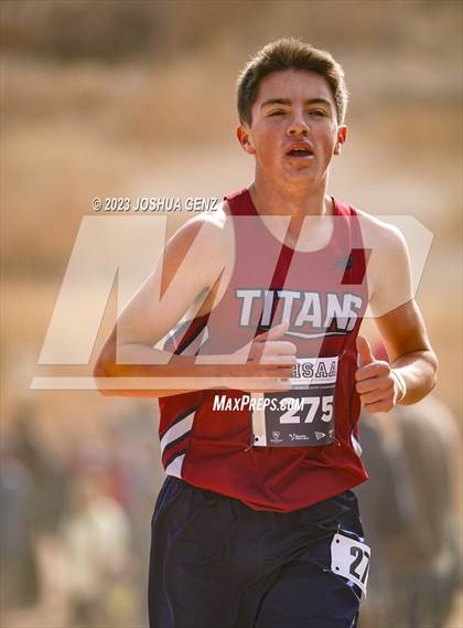 Thumbnail 2 in CHSAA 3A Cross Country Final photogallery.