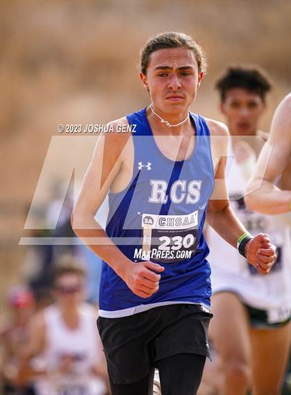 Thumbnail 2 in CHSAA 3A Cross Country Final photogallery.