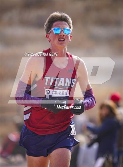 Thumbnail 2 in CHSAA 3A Cross Country Final photogallery.