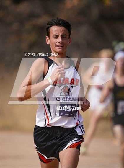 Thumbnail 2 in CHSAA 3A Cross Country Final photogallery.