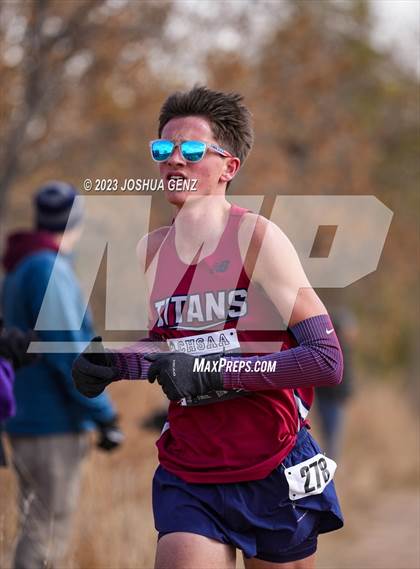 Thumbnail 2 in CHSAA 3A Cross Country Final photogallery.
