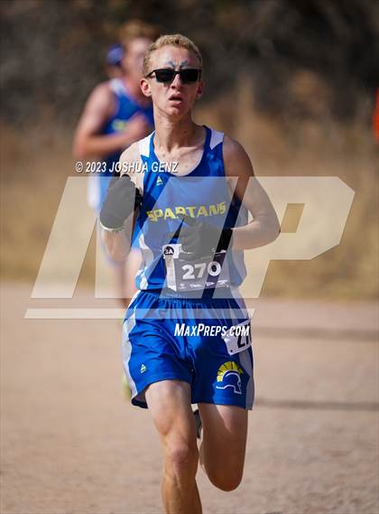 Thumbnail 1 in CHSAA 3A Cross Country Final photogallery.
