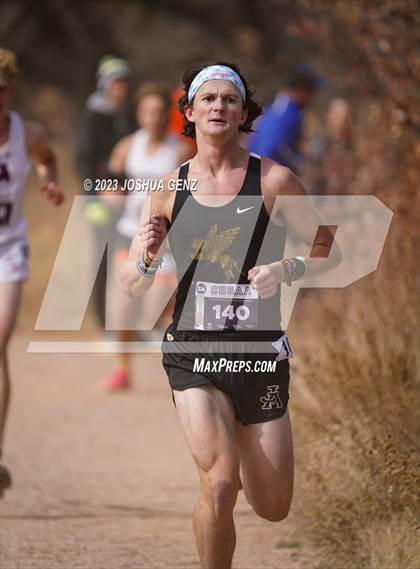 Thumbnail 1 in CHSAA 3A Cross Country Final photogallery.