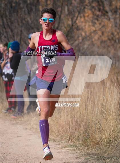 Thumbnail 2 in CHSAA 3A Cross Country Final photogallery.