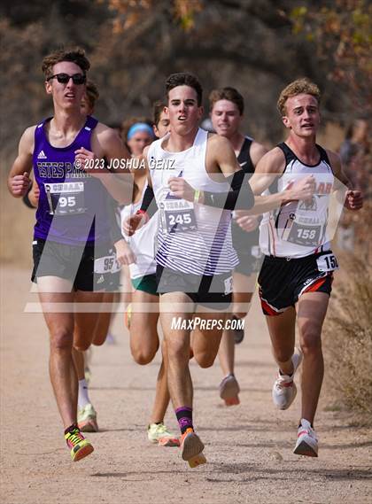 Thumbnail 2 in CHSAA 3A Cross Country Final photogallery.