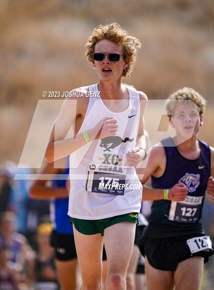Thumbnail 1 in CHSAA 3A Cross Country Final photogallery.