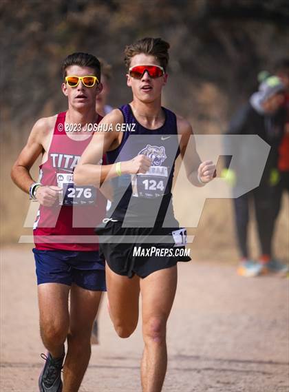 Thumbnail 2 in CHSAA 3A Cross Country Final photogallery.