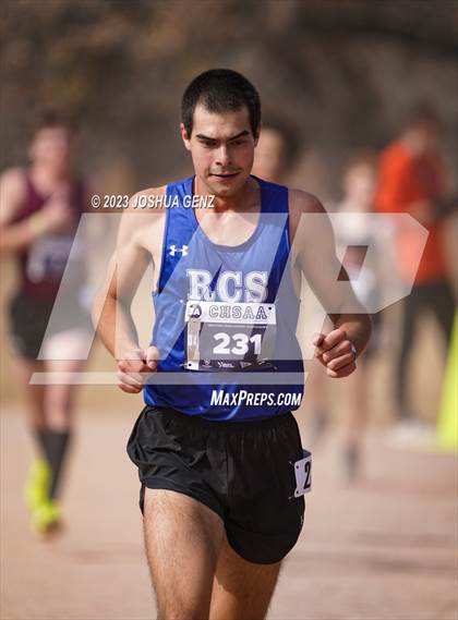Thumbnail 2 in CHSAA 3A Cross Country Final photogallery.