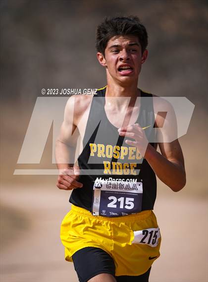 Thumbnail 2 in CHSAA 3A Cross Country Final photogallery.