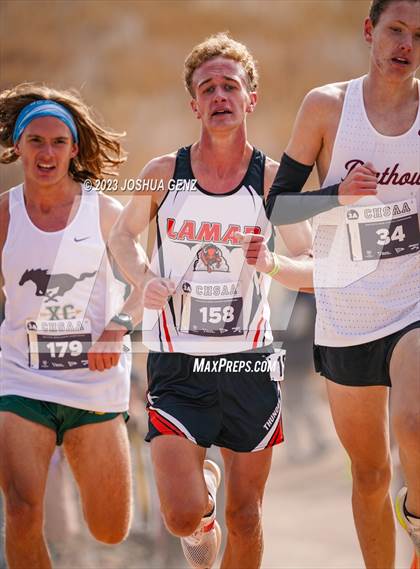 Thumbnail 2 in CHSAA 3A Cross Country Final photogallery.
