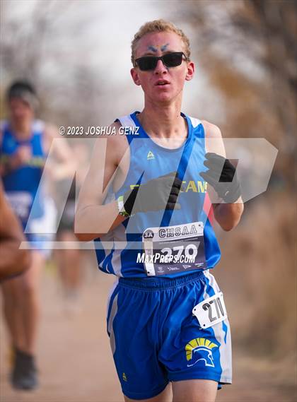 Thumbnail 2 in CHSAA 3A Cross Country Final photogallery.