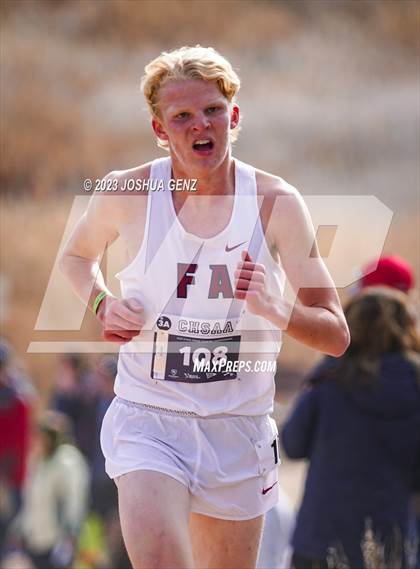 Thumbnail 2 in CHSAA 3A Cross Country Final photogallery.