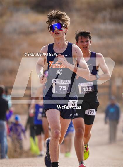 Thumbnail 1 in CHSAA 3A Cross Country Final photogallery.