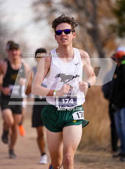 Thumbnail 1 in CHSAA 3A Cross Country Final photogallery.